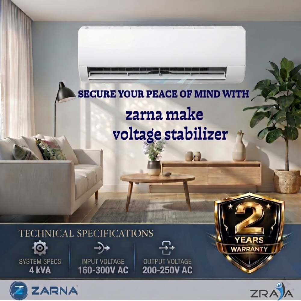 ZARNA 4 KVA AC STABILIZER UP-TO 1.5 TON