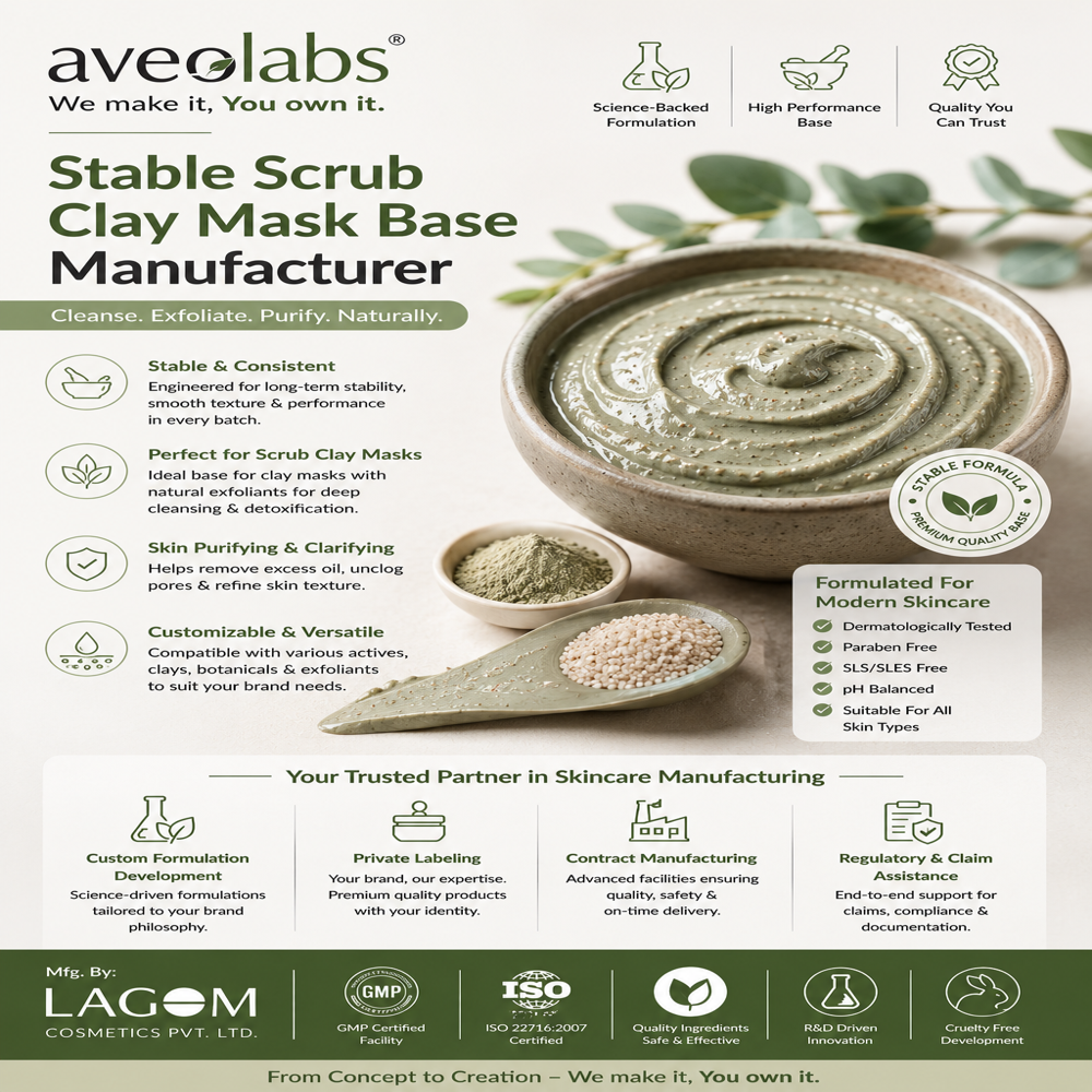 Stable Scrub Clay Mask Base Manufacturer - Age Group: Women
