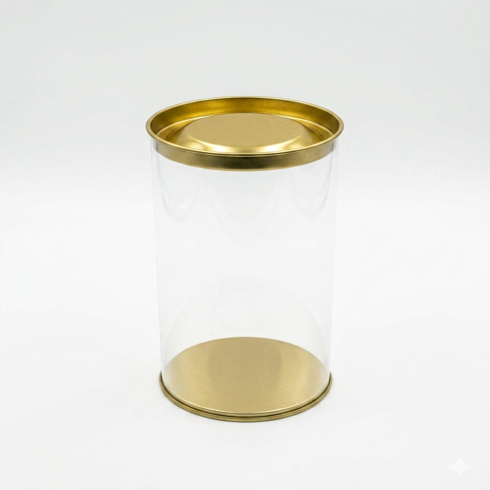Clear Tin Jars