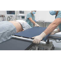 Lateral Patient Transfer Roller Board - Hdpe 180x50x3 Cm Blue, Radiolucent, Tapered Edges, Cylindrical Rollers
