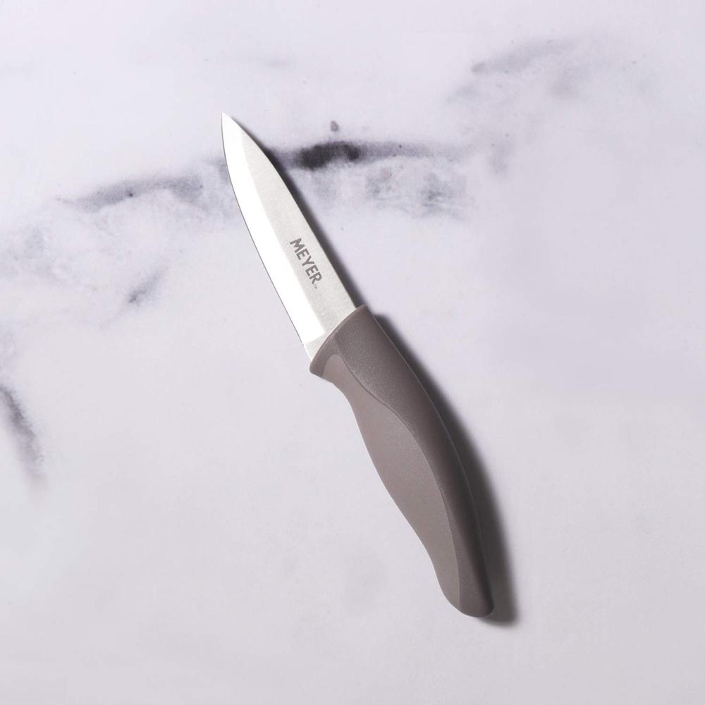 Meyer Stainless Steel Classic Paring Knife for Vegetable and Fruit Cutting | Kitchen Tools | Kitchen Knife Straight Edge, 9 cm 48209