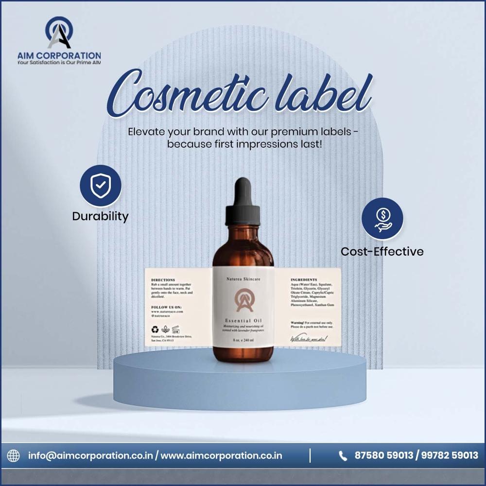 Serum Bottle Labels - Color: Multicolor