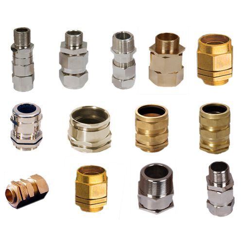 Brass Cable Glands - Brass, Standard Size, Golden Color | Cnc Style, Self Finish Or Nickel Plated As Per Customer Specifications