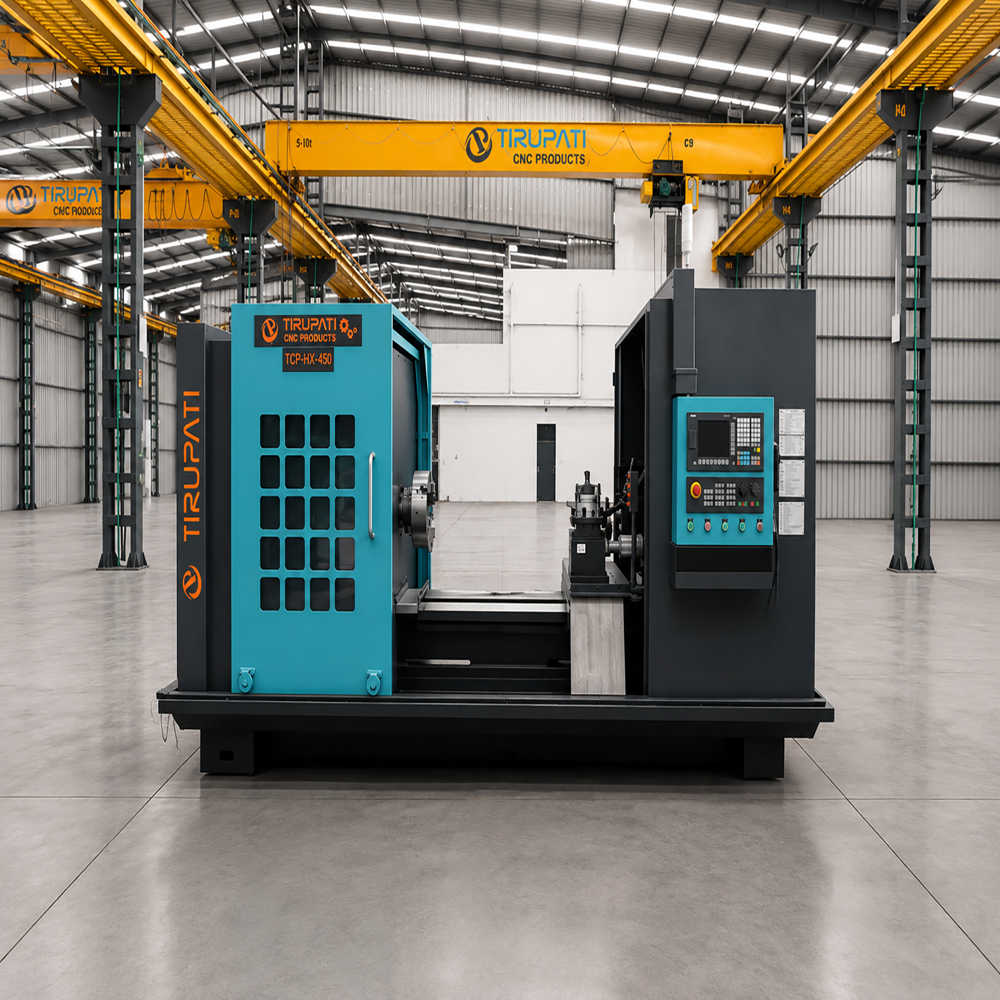 Cnc Flat Bed Lathe Machine