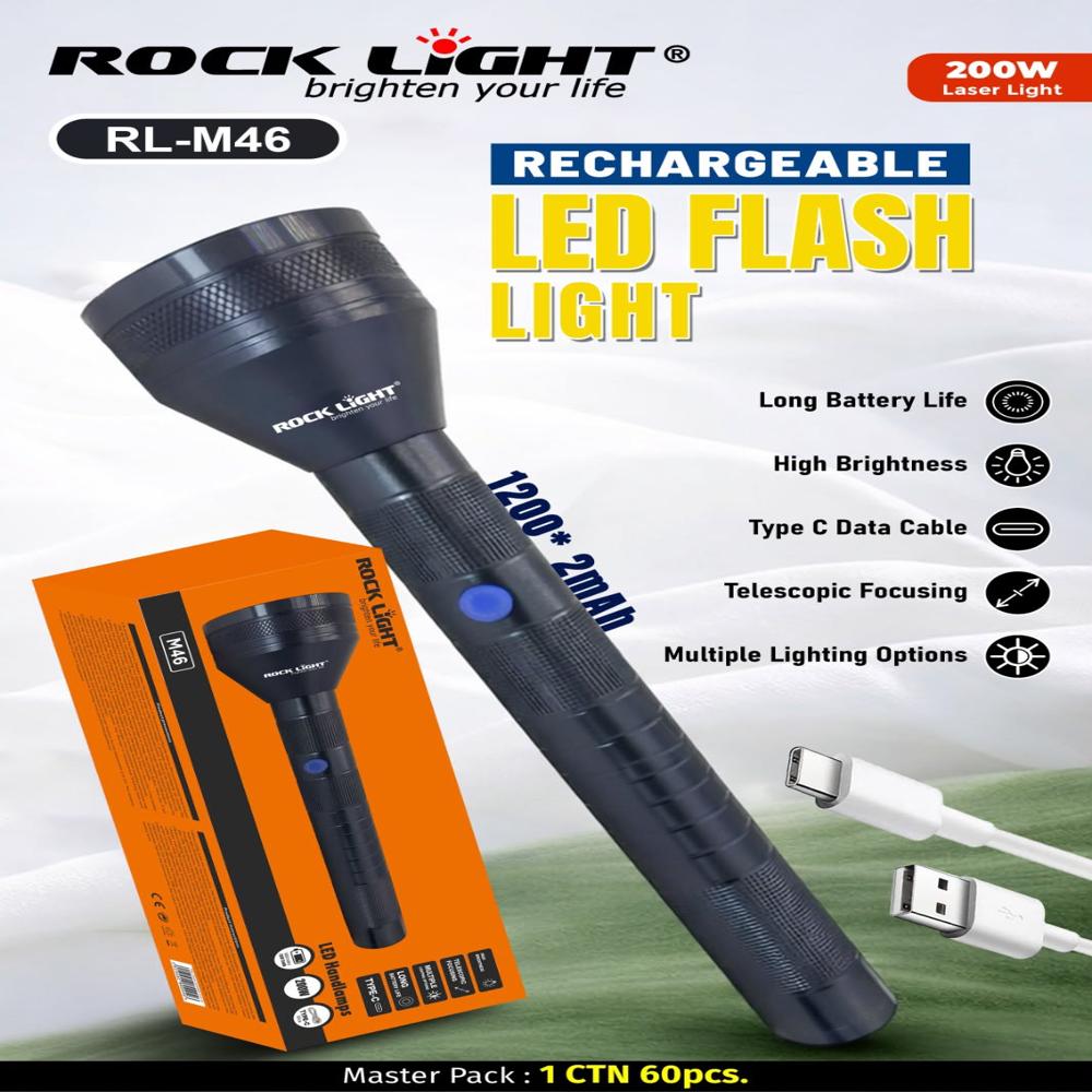 ROCK LIGHT RL-M46 METAL TORCH