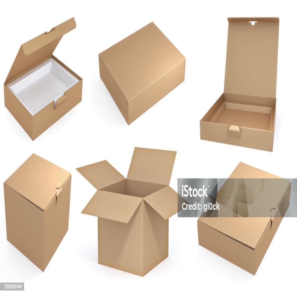 Kids Wear Kraft Paper Garment Packaging Corrugated Boxes (14x10x2 in, 3 Ply)