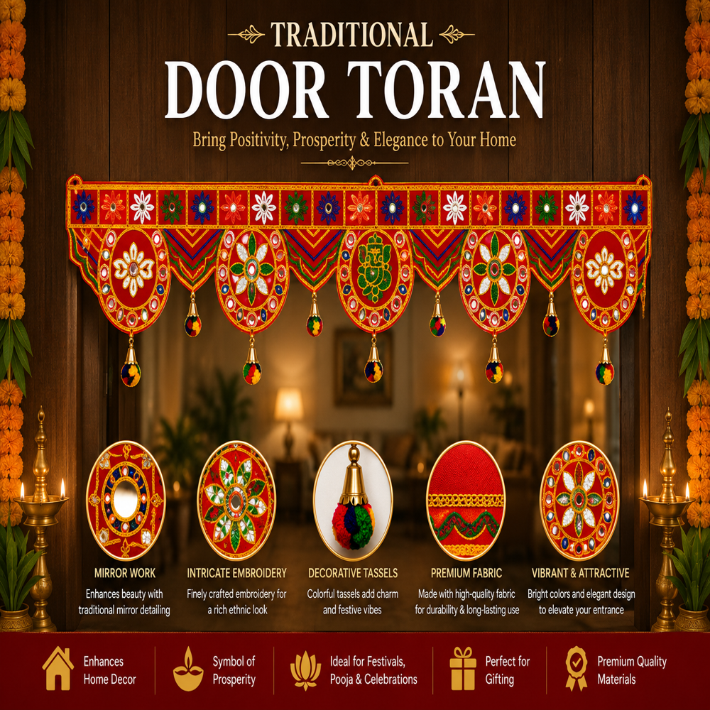 KRISHNA HANDLOOM Premium Decorative Festival Entrance Hanging  S 10