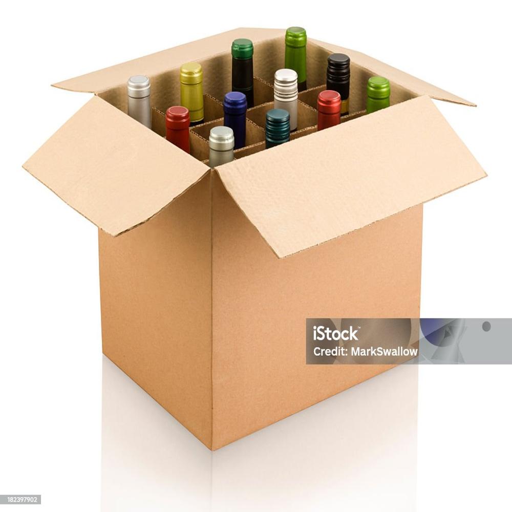 Wine And Bottle Packaging Paper Box , Corrugated Board