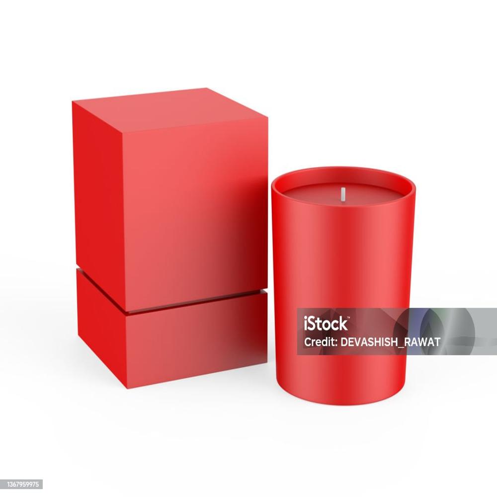 Folding Carton Candle Packaging Box , 270 GSM