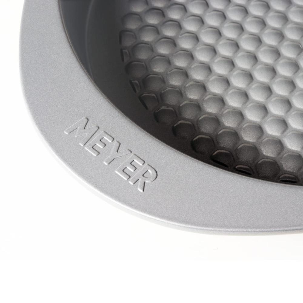 Meyer Bakemaster Carbon Steel Non-Stick Round Cake Pan/Mould, Grey