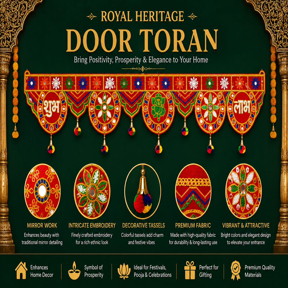 KRISHNA HANDLOOM Decorative Home Entrance Wall Art  S 12