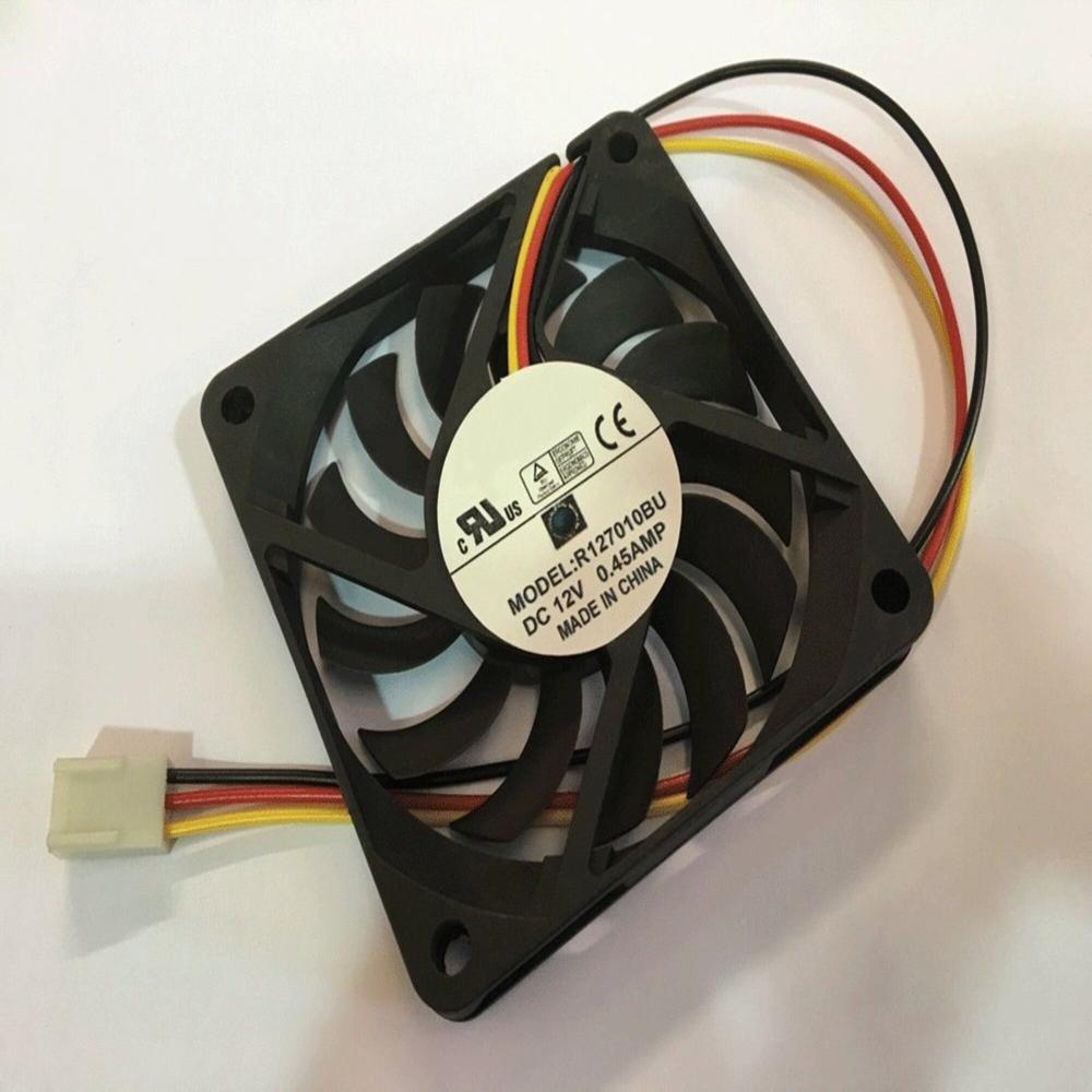 EVERFLOW R127010BU 12V DC 0.45A 7010mm Ball Bearing Industrial Axial Cooling Fan