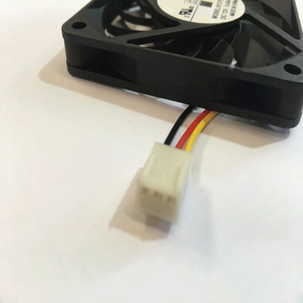 EVERFLOW R127010BU 12V DC 0.45A 7010mm Ball Bearing Industrial Axial Cooling Fan