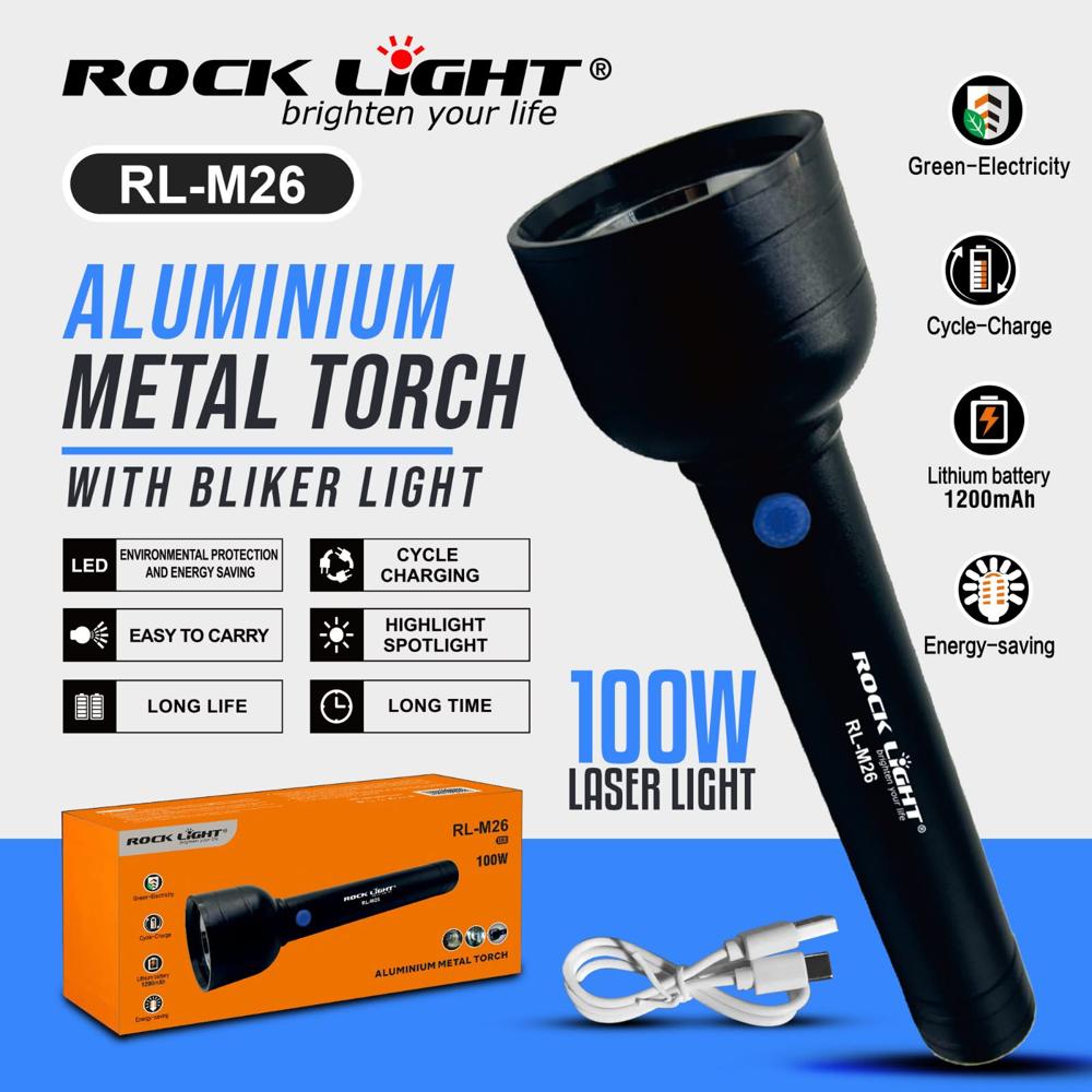 ROCK LIGHT RL-M26 METAL TORCH