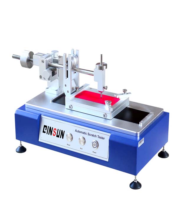 Automatic Scratch Tester - Stainless Steel and Aluminium Alloy, 500x300x320 mm | Digital Control, USB Data Output, ASTM D7027, ISO 1518 Compliance