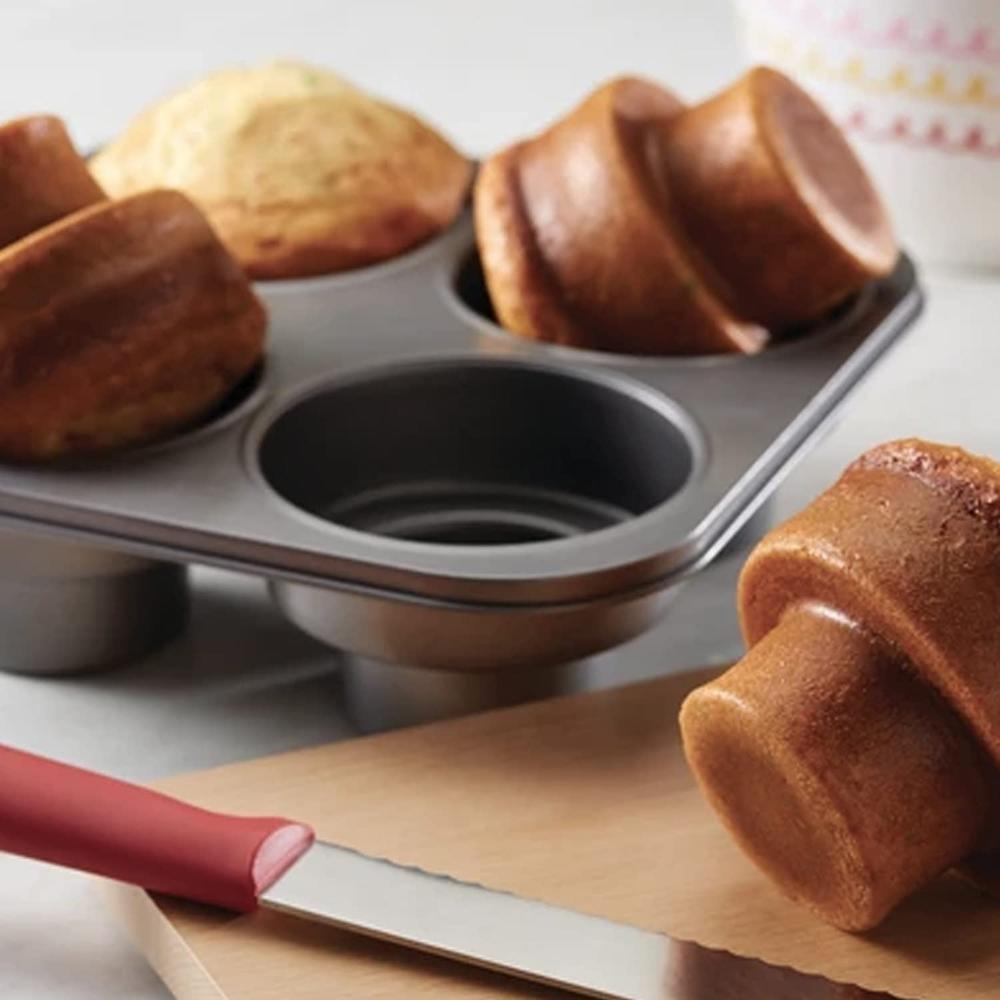 Meyer Bakemaster Non-Stick Bakeware - 4 Cup Round Cakelette Pan 47351