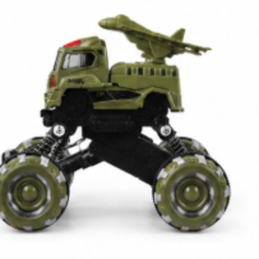 Remote Control Die-Cast Lightning Wheel High Back Military Truck