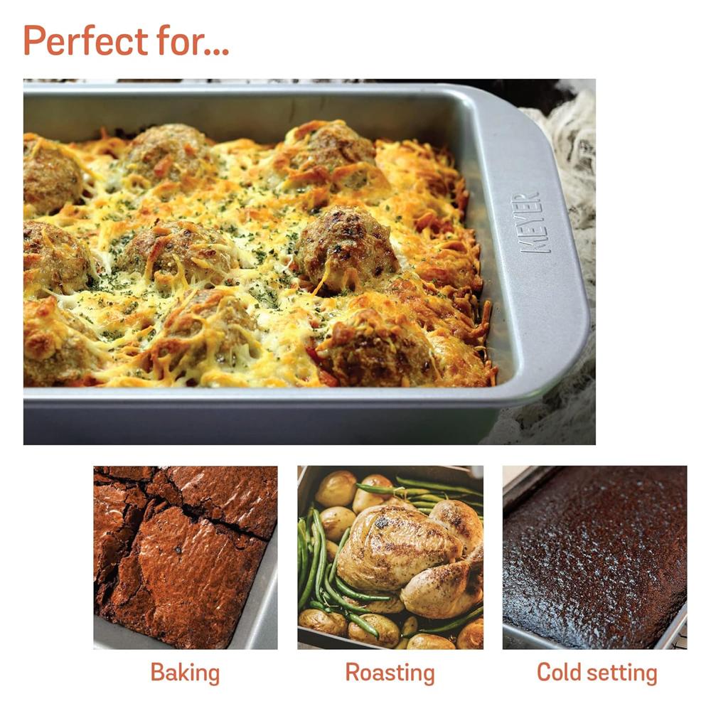 Meyer Bakemaster Non-Stick Bakeware - 23cm Square Cake Pan 47340