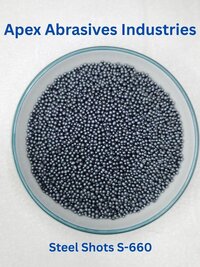 Steel Shot S-660 Abrasive Media - Color: Metalic Grey