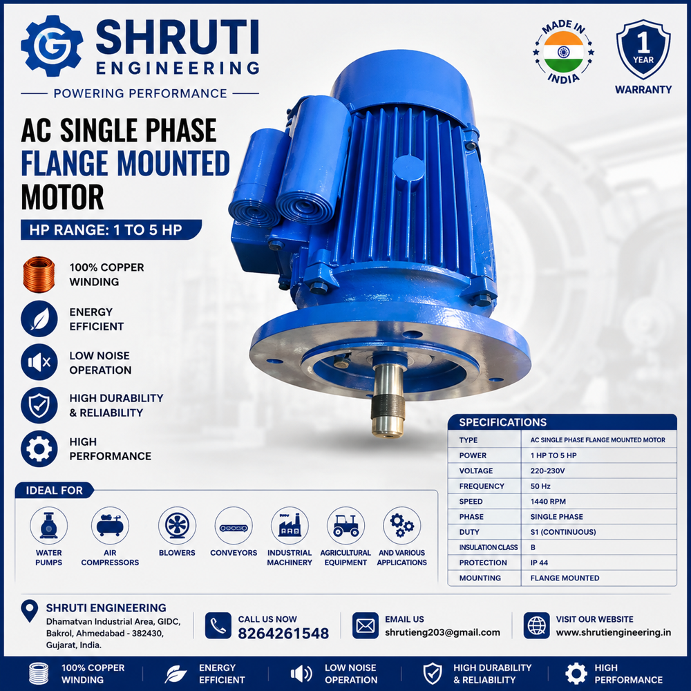 Aluminium Body Single Phase Motor