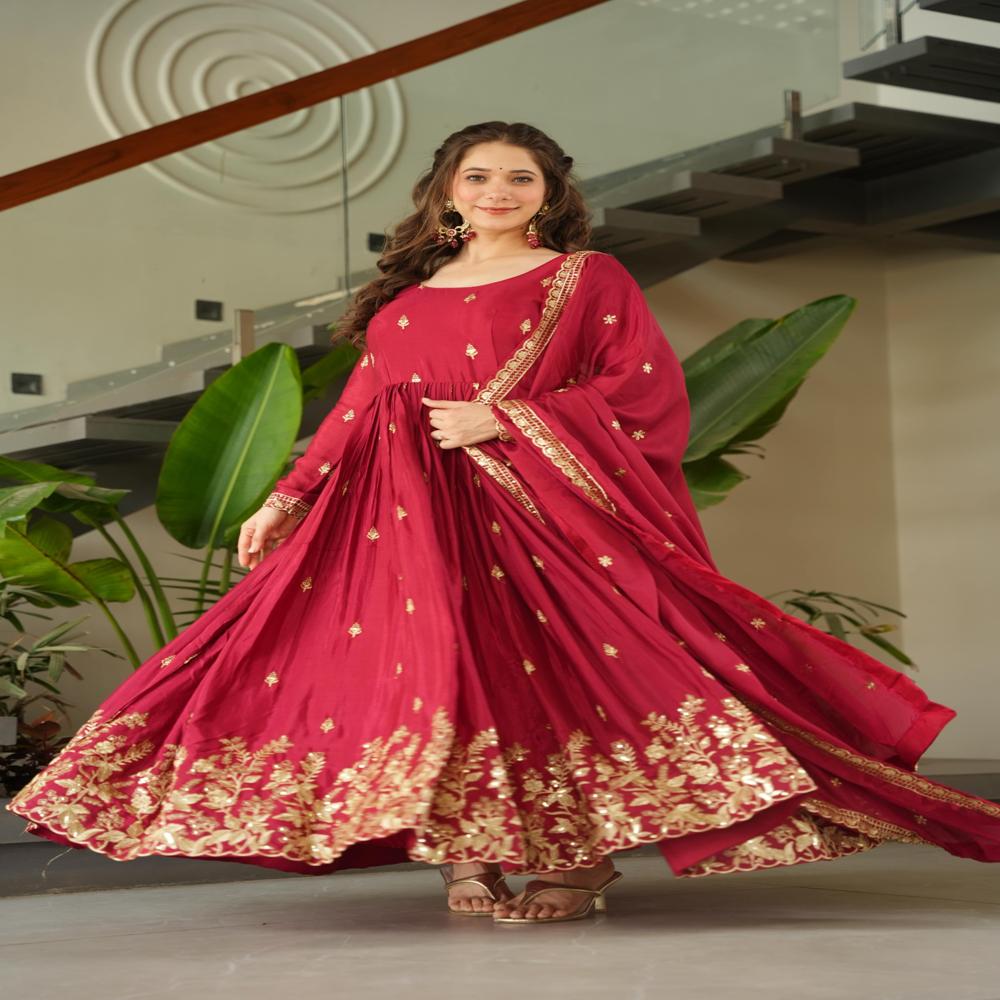 Latest Exclusive  Designer Party Wear Gown