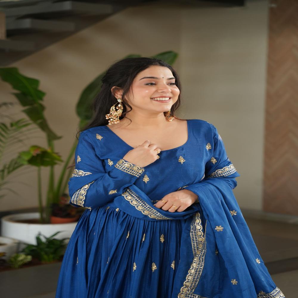 Latest Exclusive  Designer Party Wear Gown