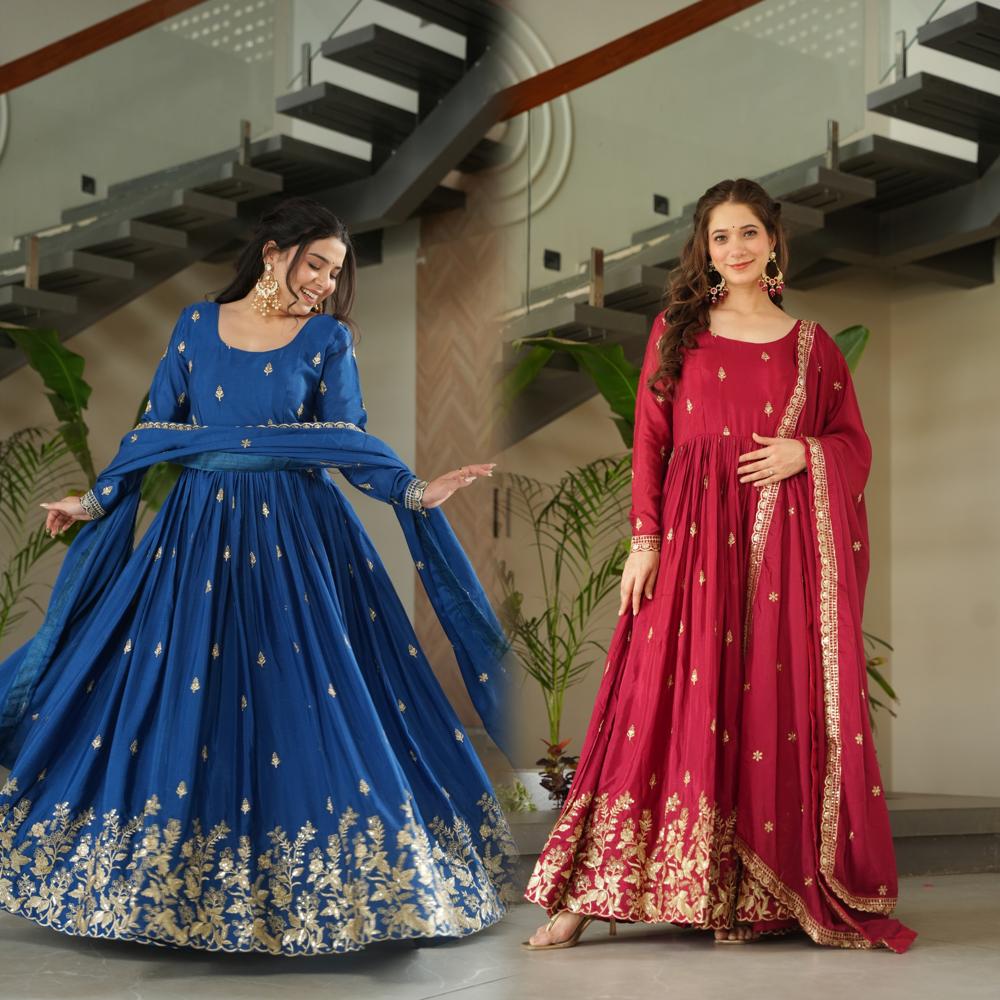 Latest Exclusive  Designer Party Wear Gown