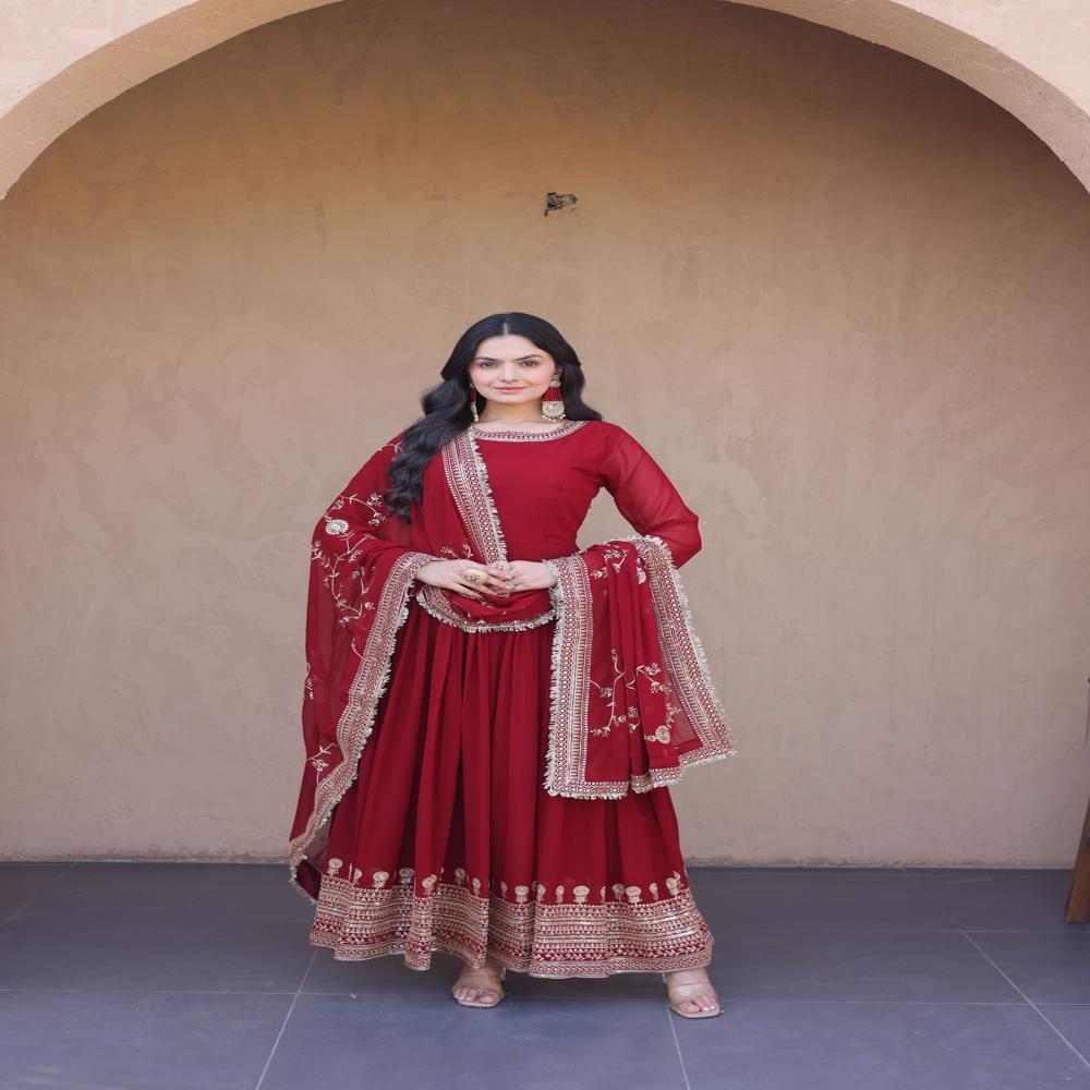 Latest Exclusive  Designer Party Wear Gown
