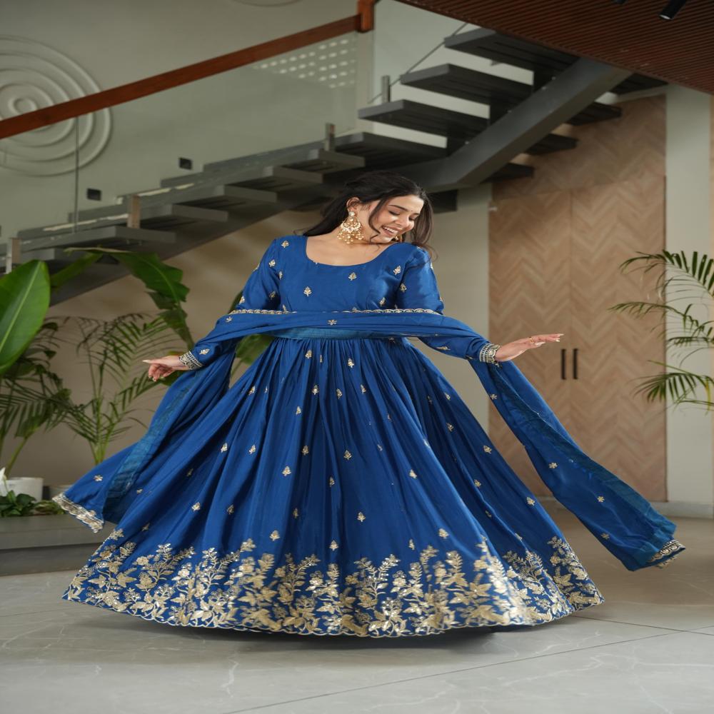 Latest Exclusive  Designer Party Wear Gown