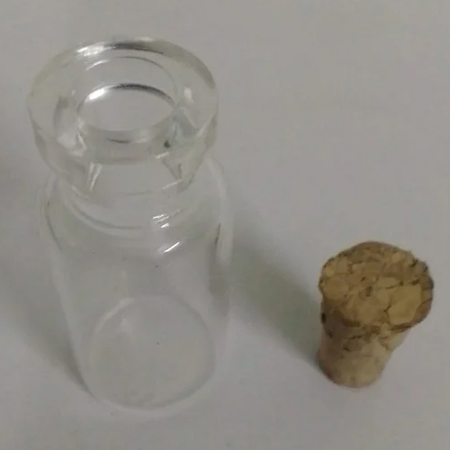 3 Ml Cork Glass Bottle