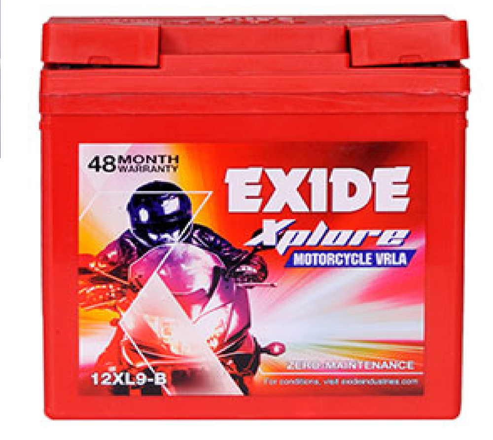 12XL9B Exide Motorcycle Battery