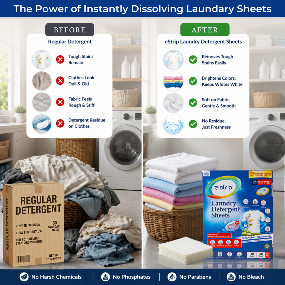 Laundry Detergent Sheets