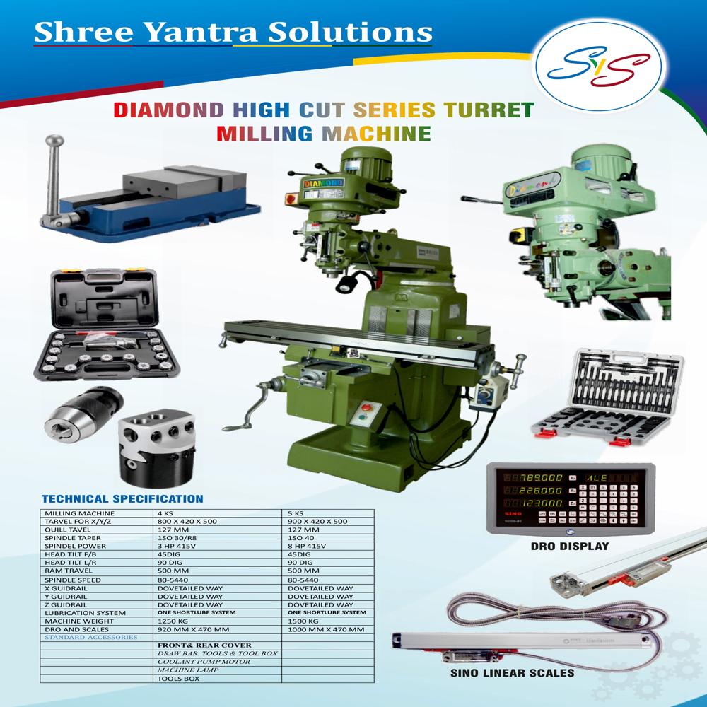 Dro Milling Machine - Feature: High Performance
