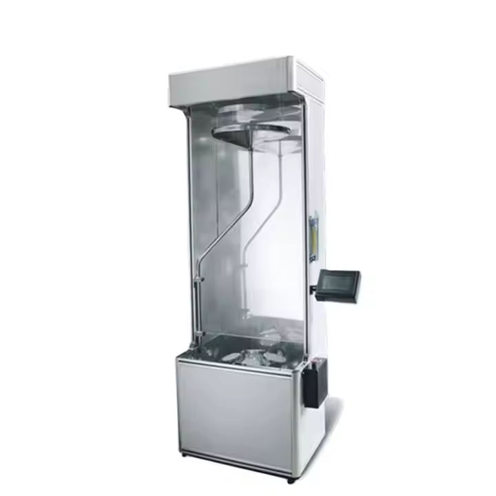 Bundesmann Rain Tester ISO 9865 Supplier - Stainless Steel, 900x600x2100 mm, Adjustable Rain Rate | PLC Touchscreen, USB Data Output, Safety Lock