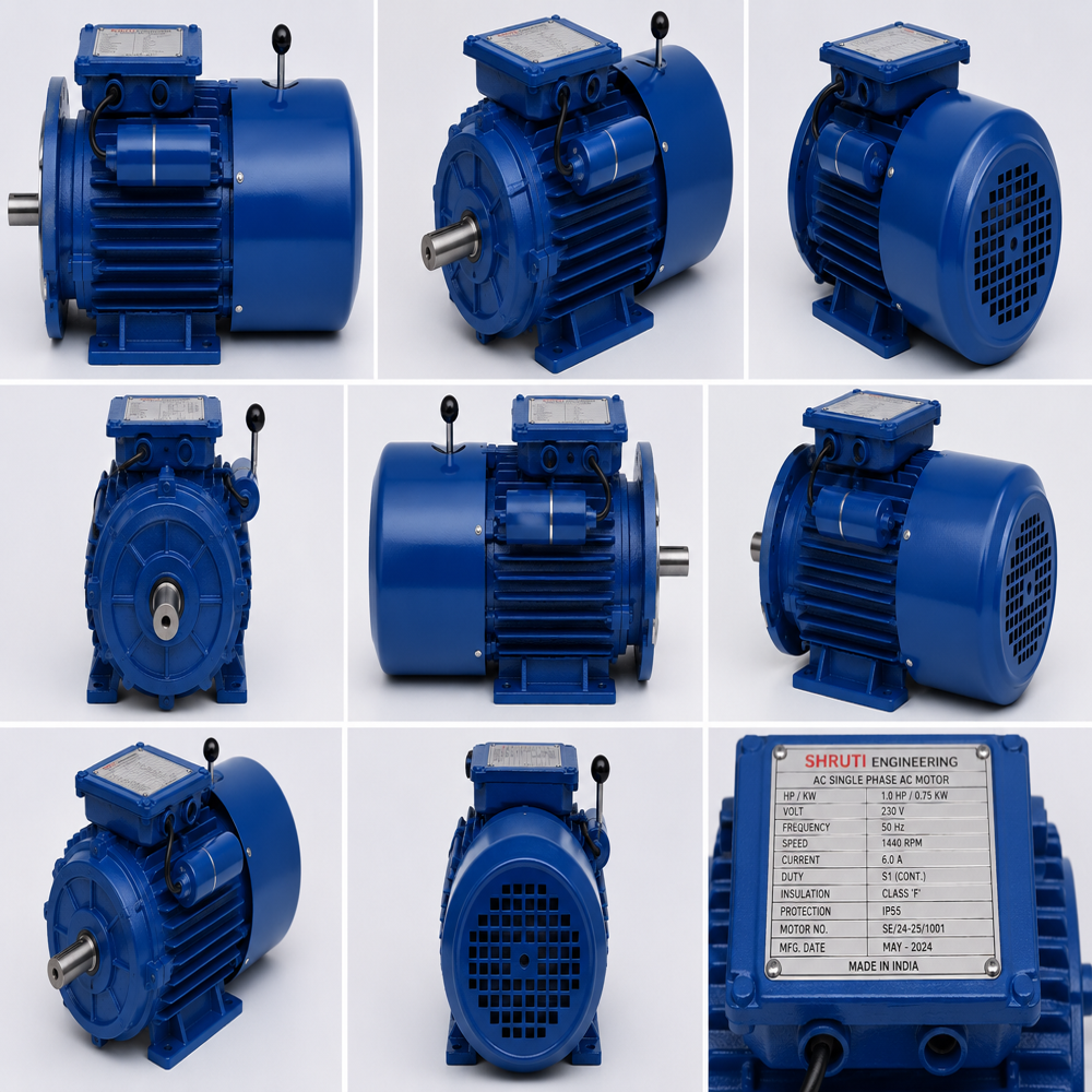 Single Phase Electromagnetic Brake Motor