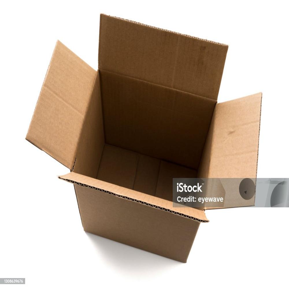 Cardboard Corrugated Box for Shirts (14x10x2 in)