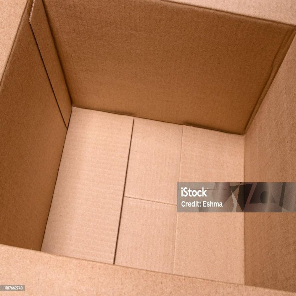 Cardboard Corrugated Box for Shirts (14x10x2 in)