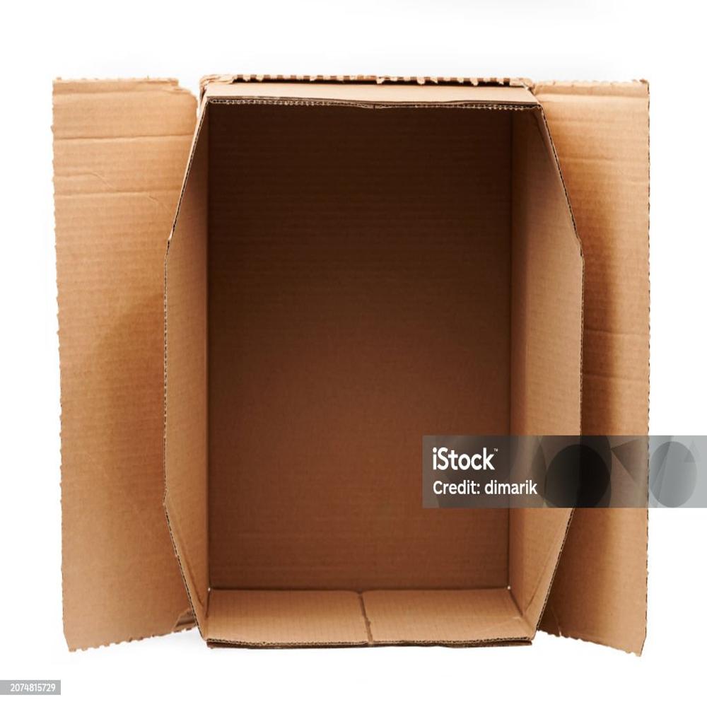 Cardboard Corrugated Box for Shirts (14x10x2 in)