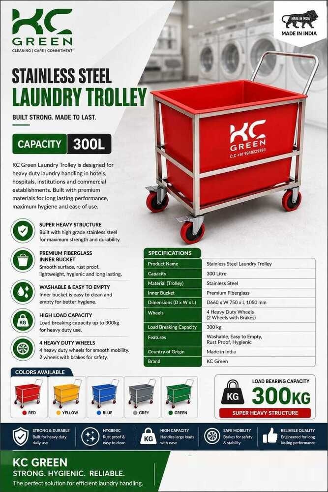 Large Laundry Trolley