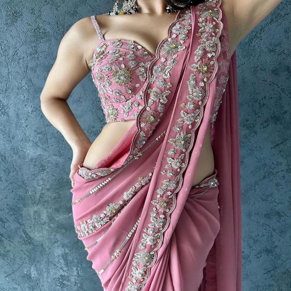 Trendy Designer Casual Party Wear Saree