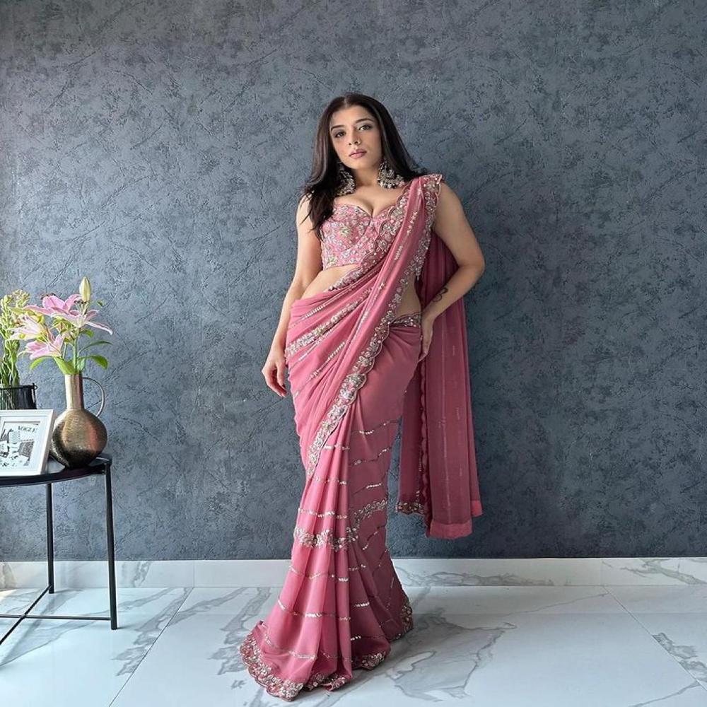 Trendy Designer Casual Party Wear Saree