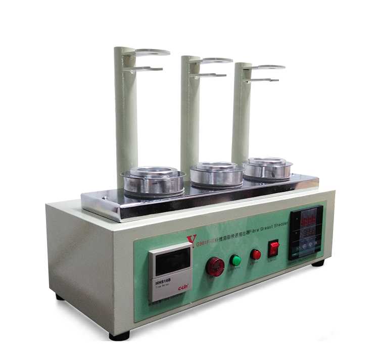 Fiber Oil Content Extraction Tester ISO 1833 - Stainless Steel, 600x300x450 mm, Digital PID Temperature Control