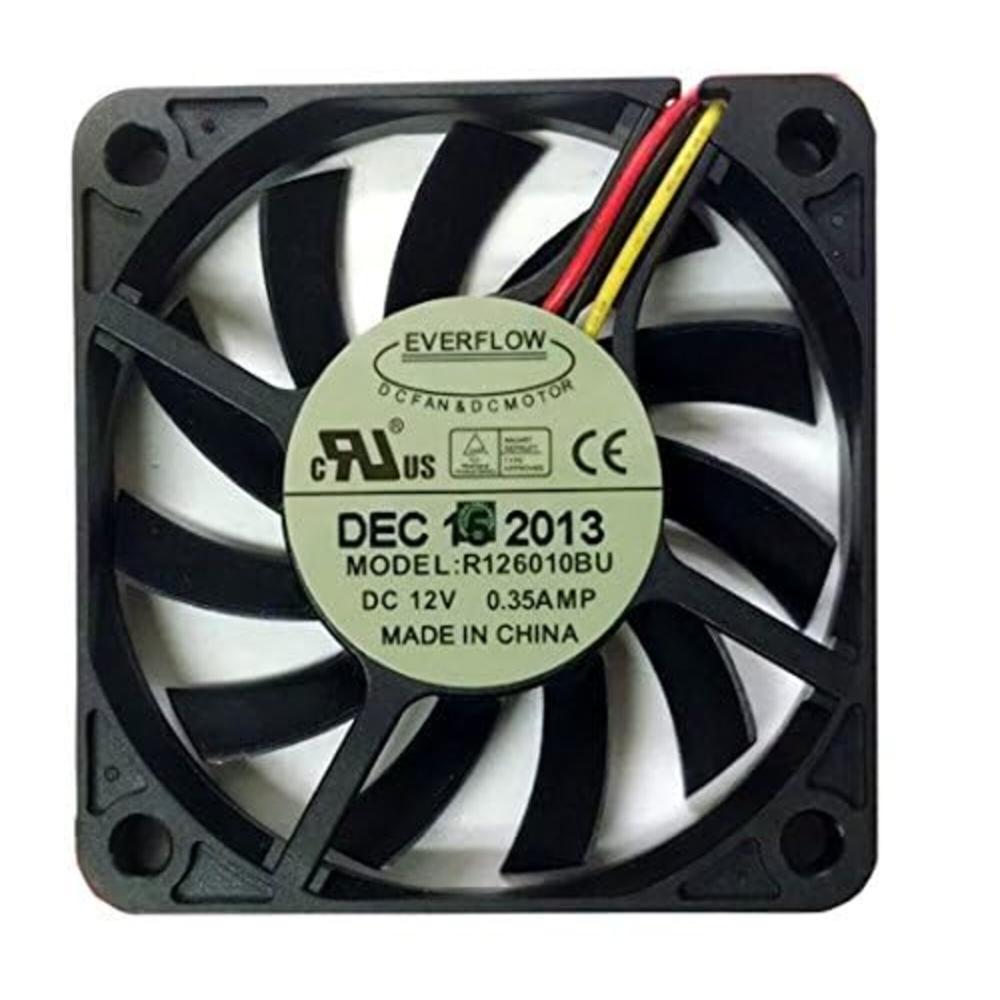 EVERFLOW TB6010BU 12V DC 0.35 AMP 6010mm Ball Bearing Industrial Axial Cooling Fan