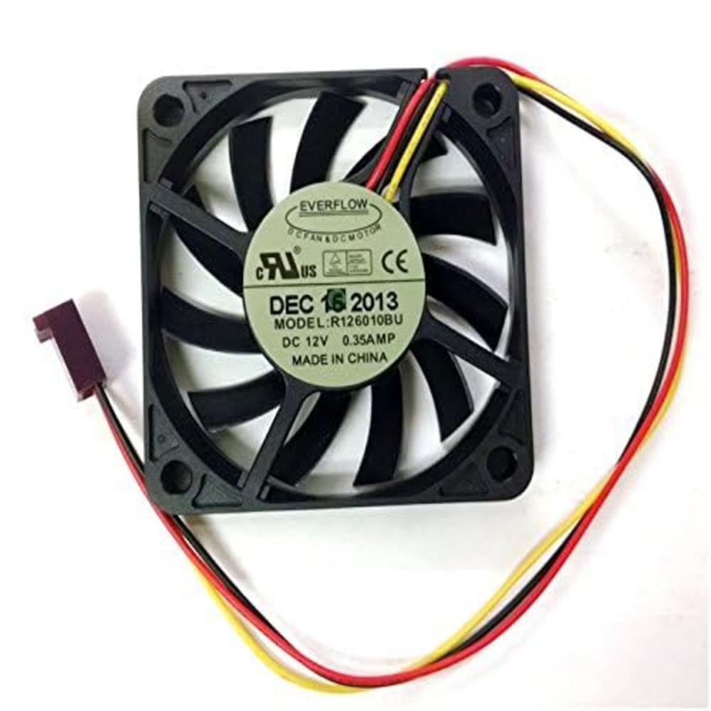 EVERFLOW TB6010BU 12V DC 0.35 AMP 6010mm Ball Bearing Industrial Axial Cooling Fan