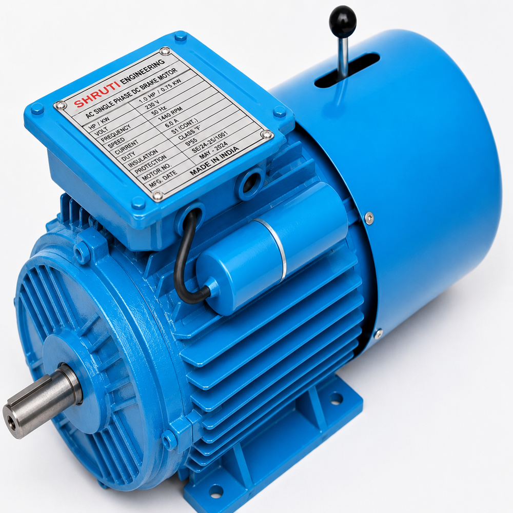 Heavy Duty Single Phase Brake Motor