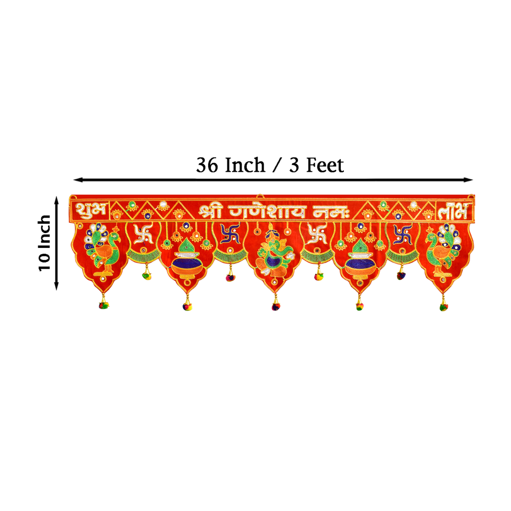 KRISHNA HANDLOOM Handmade Decorative Door Entrance Art  T 14