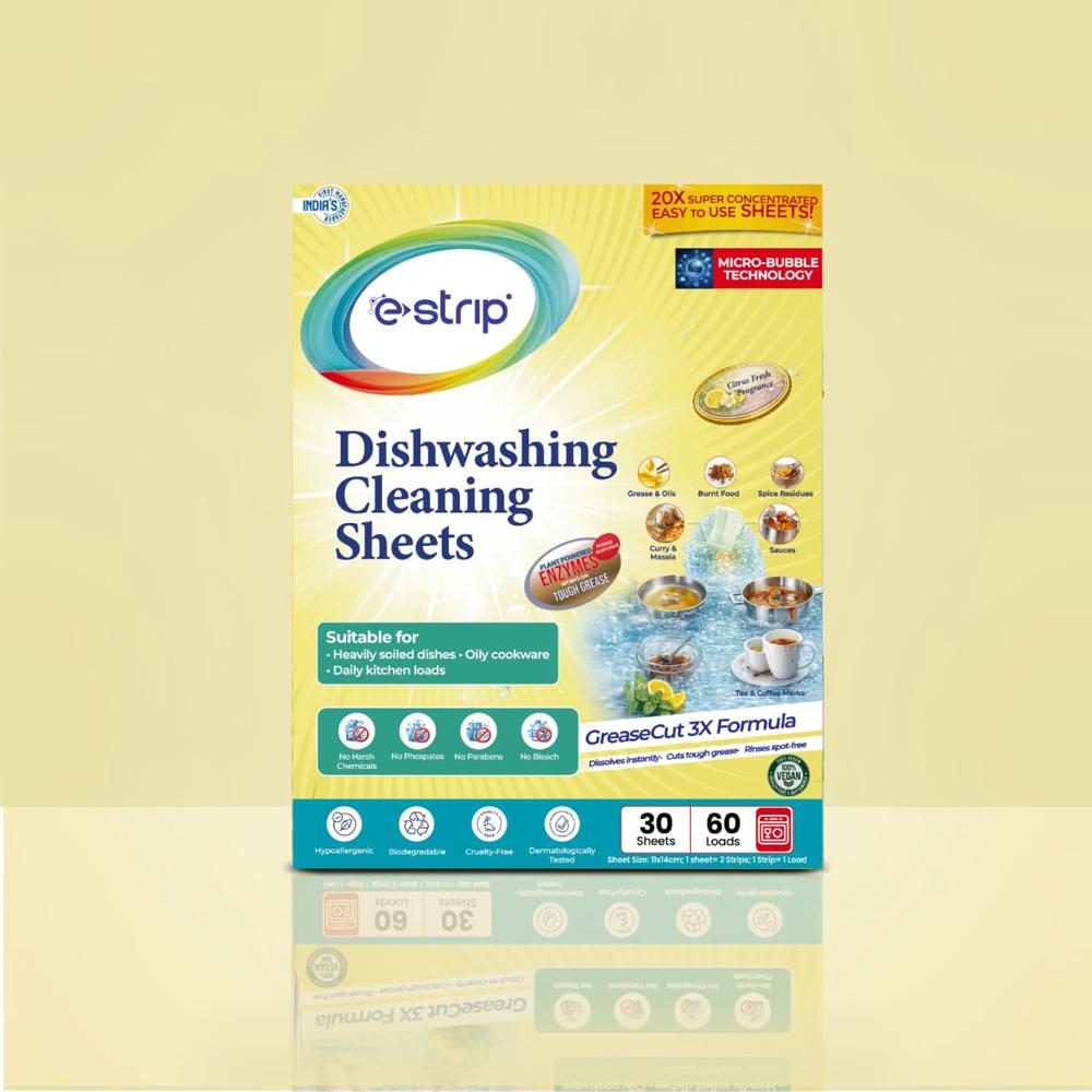 Dishwashing Cleaning Sheets - Shelf Life: 36 Months