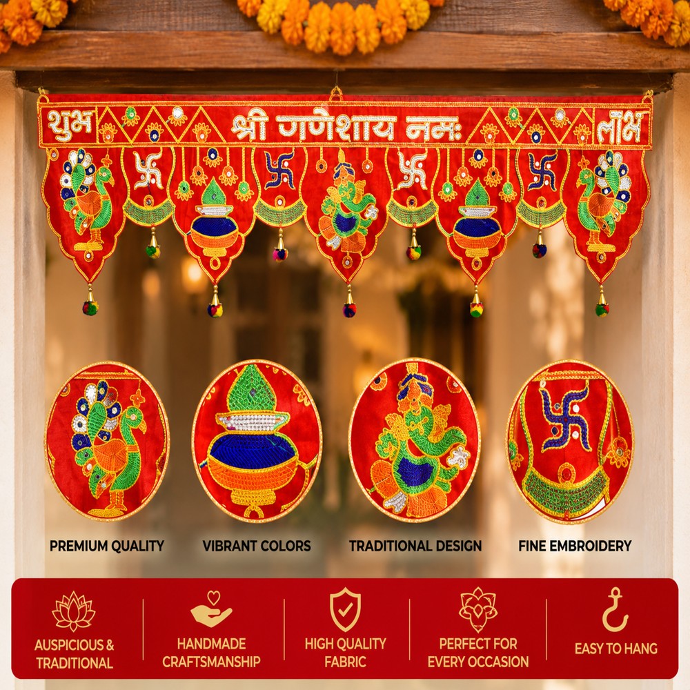 KRISHNA HANDLOOM Stylish Decorative Festival Entrance Hanging T 16