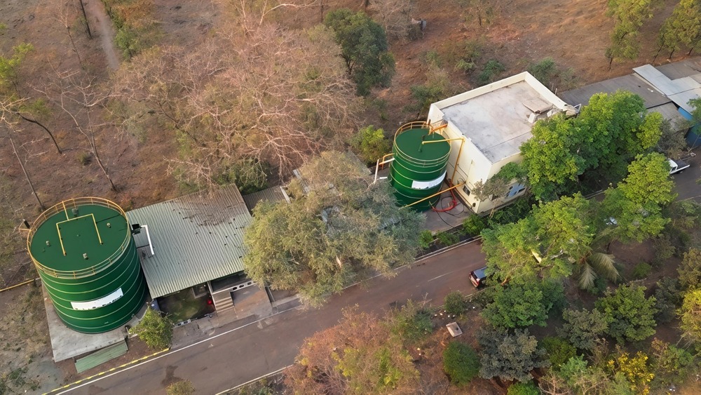 Industrial Biogas Plants Feed Capacity 1000 Kg to 10000 Kg