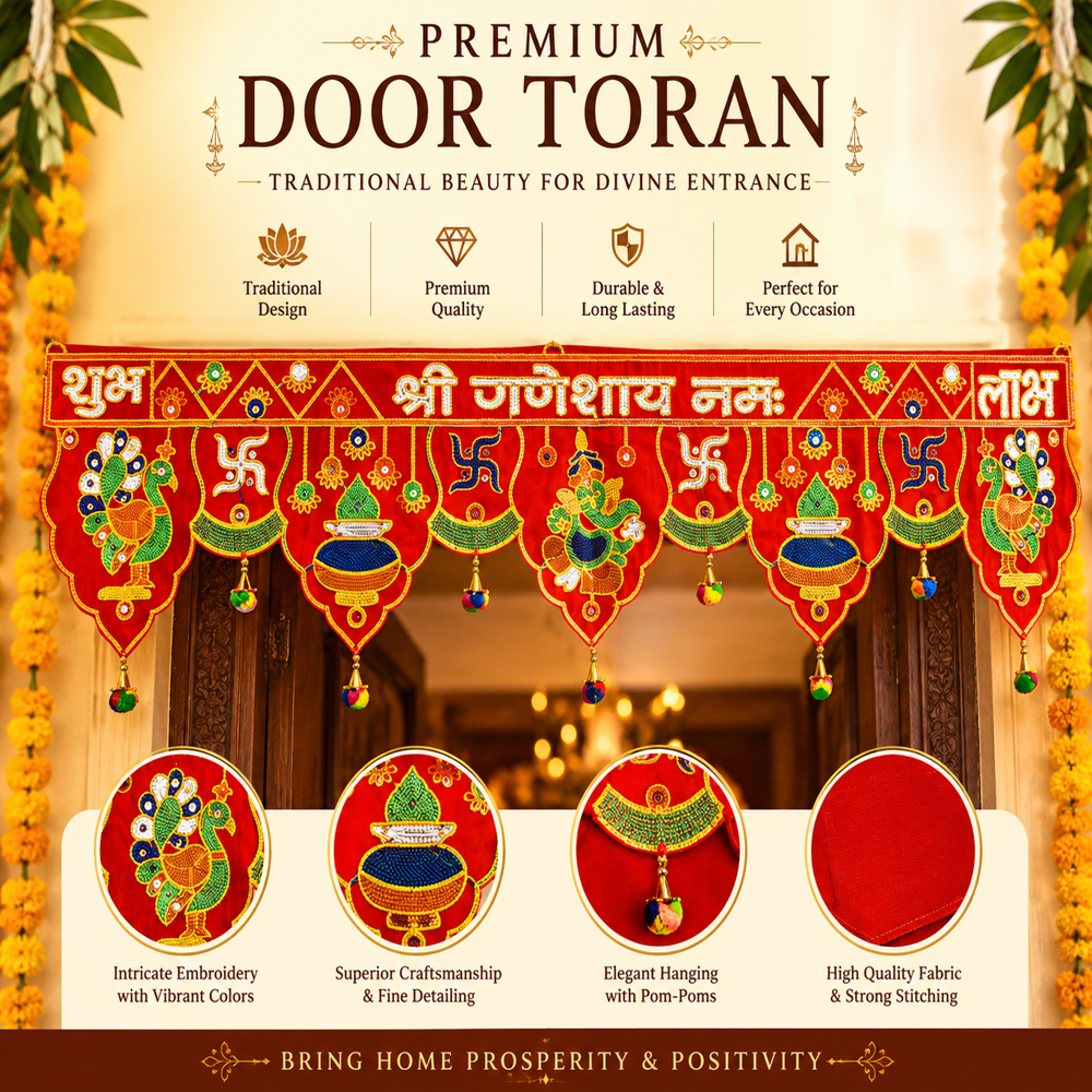 KRISHNA HANDLOOM Premium Decorative Traditional Festival Decor  T  18